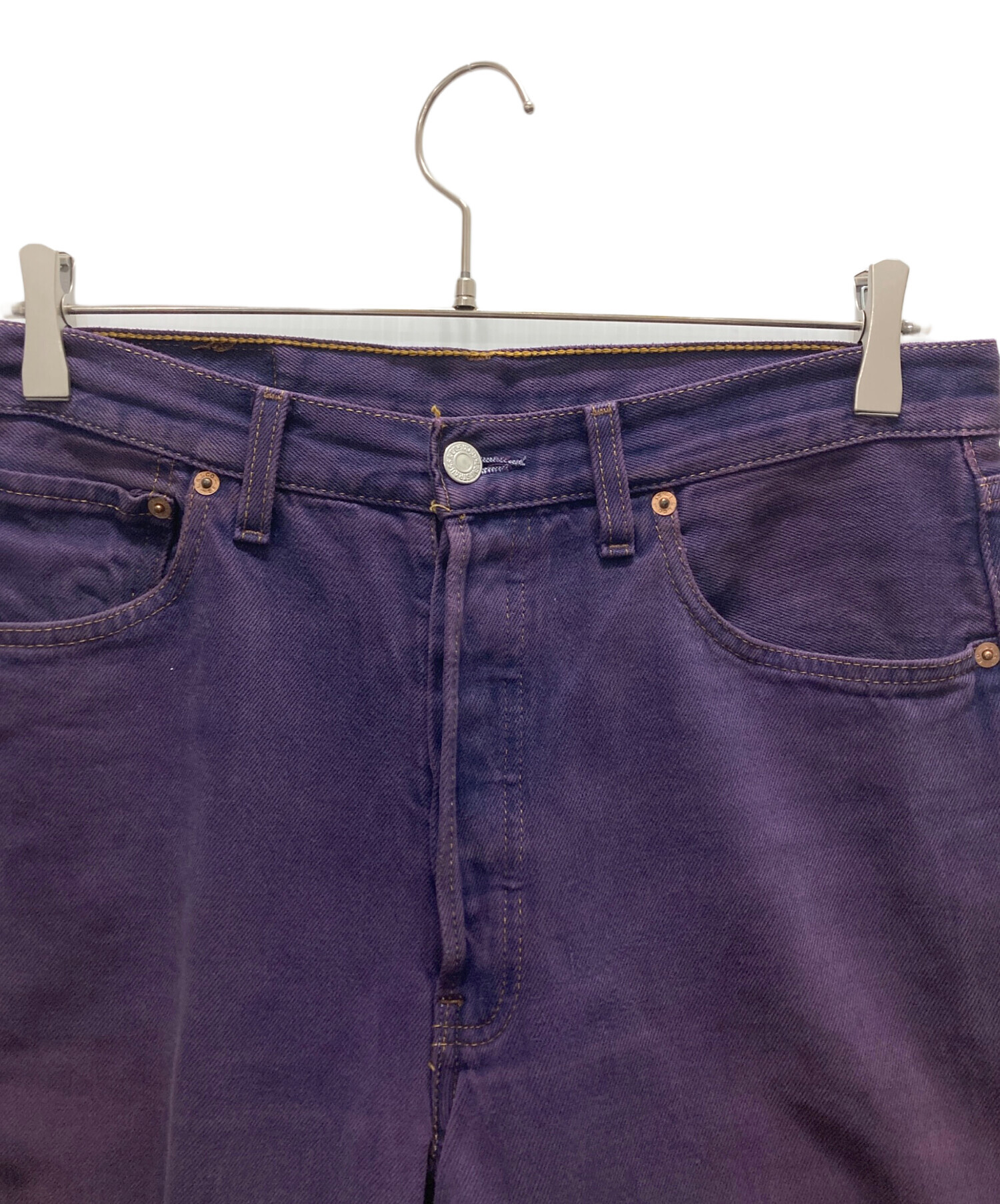 中古・古着通販】LEVI'S (リーバイス) 501後染めデニムパンツ パープル