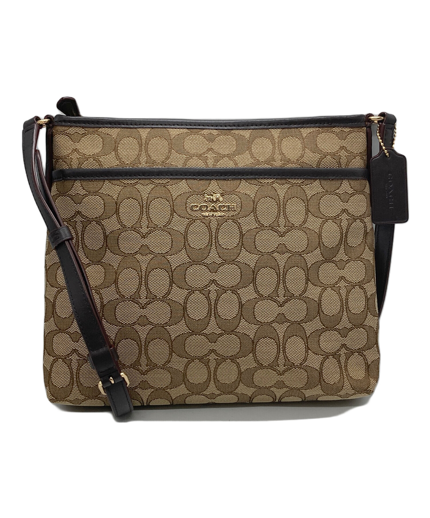 中古・古着通販】COACH (コーチ) シグネチャーショルダーバッグ 