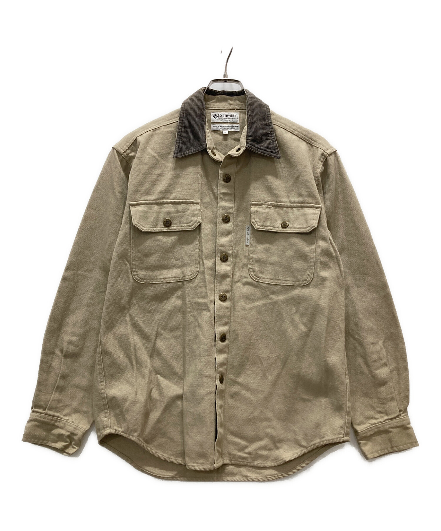 中古・古着通販】Columbia (コロンビア) ワークジャケット ベージュ 
