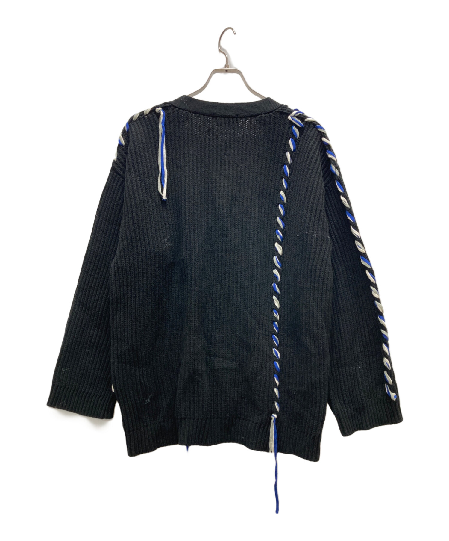 中古・古着通販】HARE (ハレ) ニットカーディガン ブラック サイズ:F 