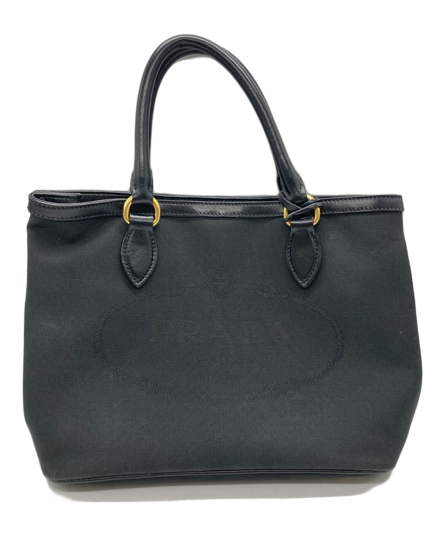 中古・古着通販】PRADA (プラダ) ロゴ2wayバッグ ブラック｜ブランド 