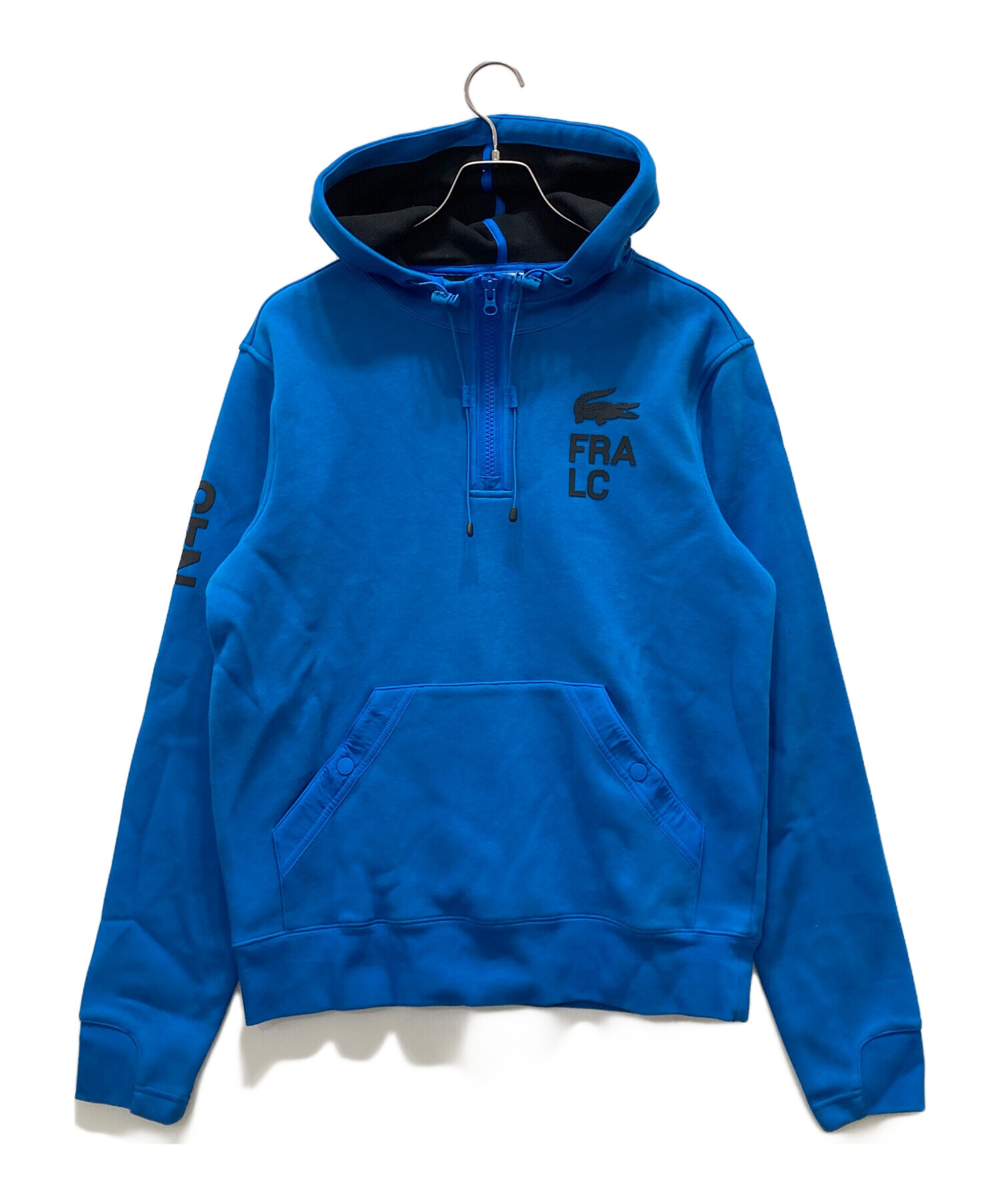 美品　LACOSTE SPORT GOLF メンズプルオーバーパーカー 中古・古着通販】LACOSTE (ラコステ) プルオーバーパーカー ブルー