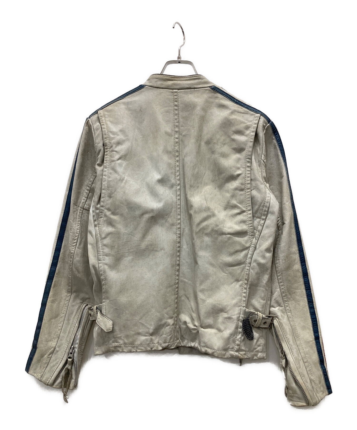 中古・古着通販】Schott (ショット) エイジング加工シングルライダース