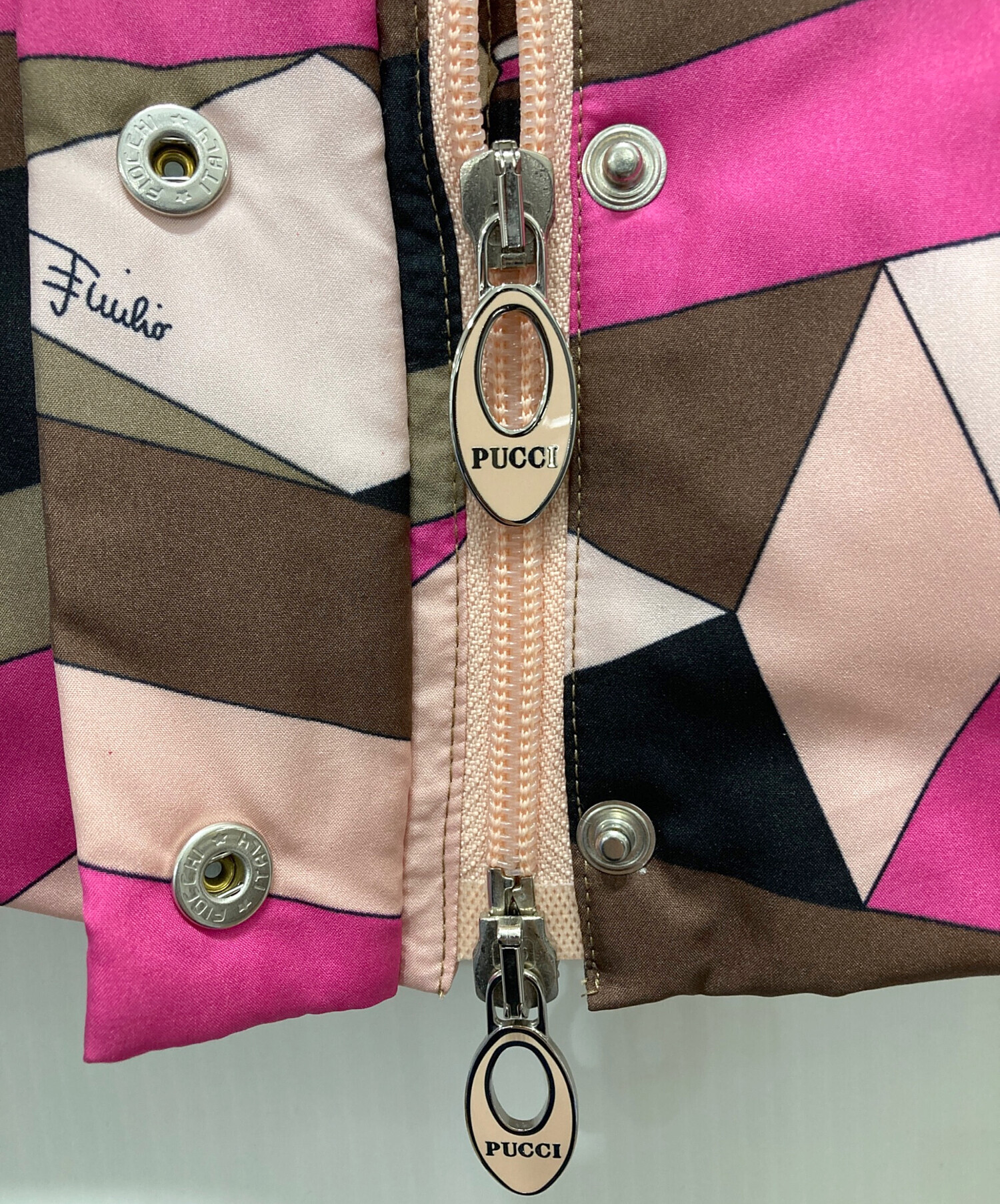 中古・古着通販】Emilio Pucci (エミリオ プッチ) 幾何学柄ダウン