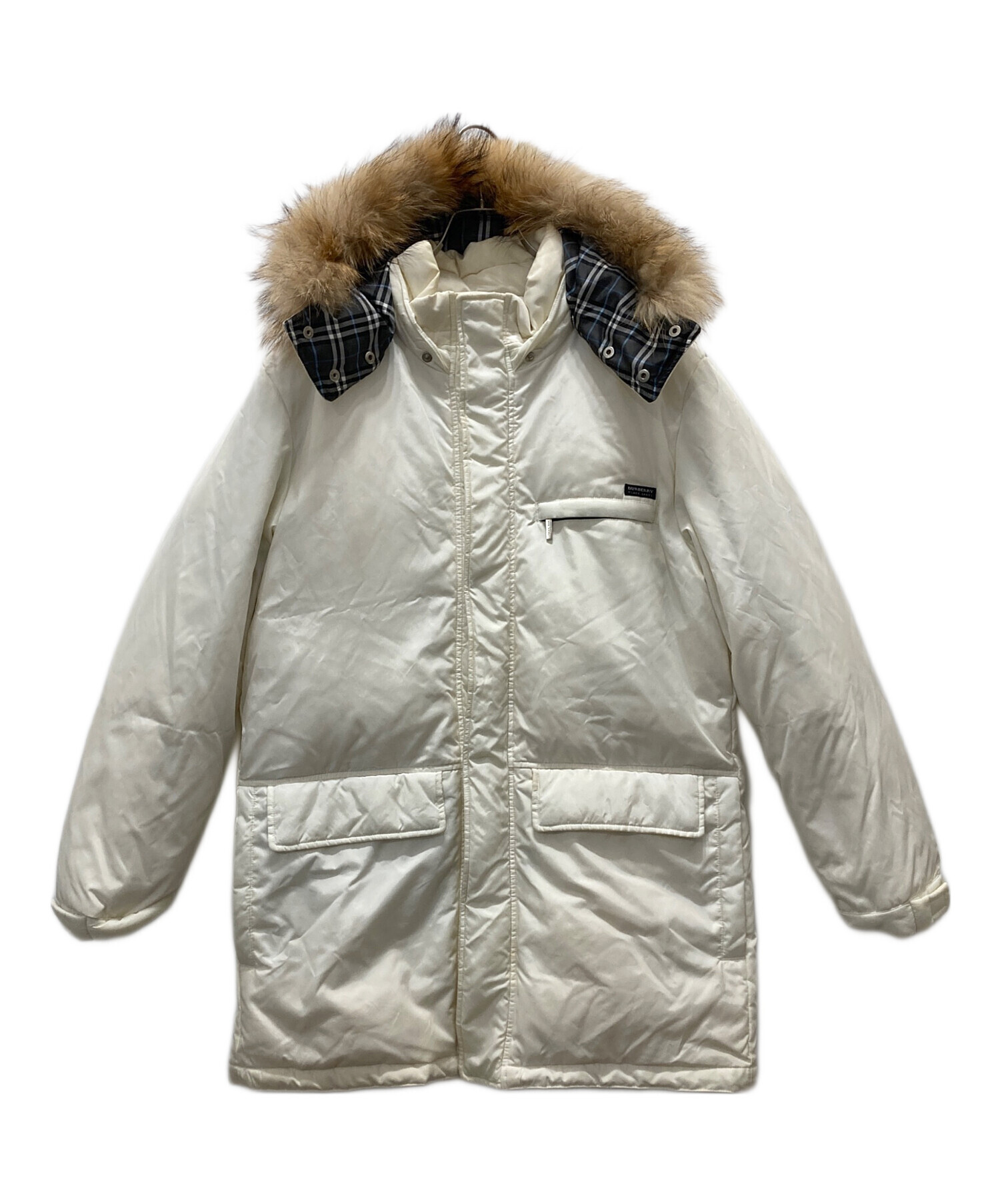 Burberry ダウンコート 中古・古着通販】BURBERRY BLACK LABEL (バーバリーブラックレーベル