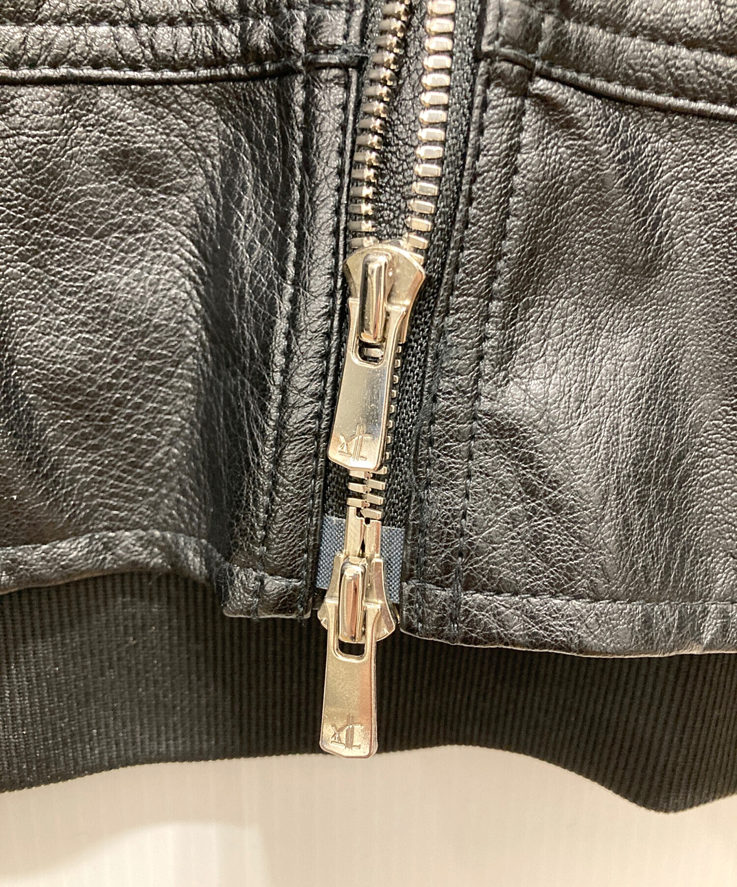 中古・古着通販】MB Ch. (MB Ch.) ハイエンドオーバーサイズレザーMA-1