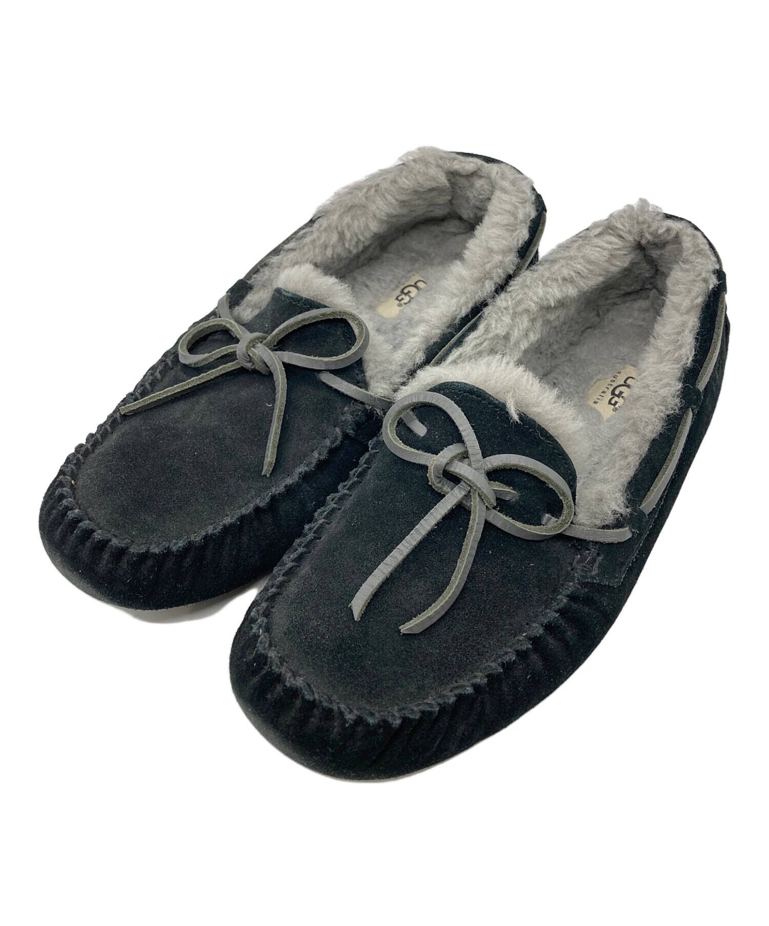 中古・古着通販】UGG (アグ) モカシンシューズ ブラック サイズ:27