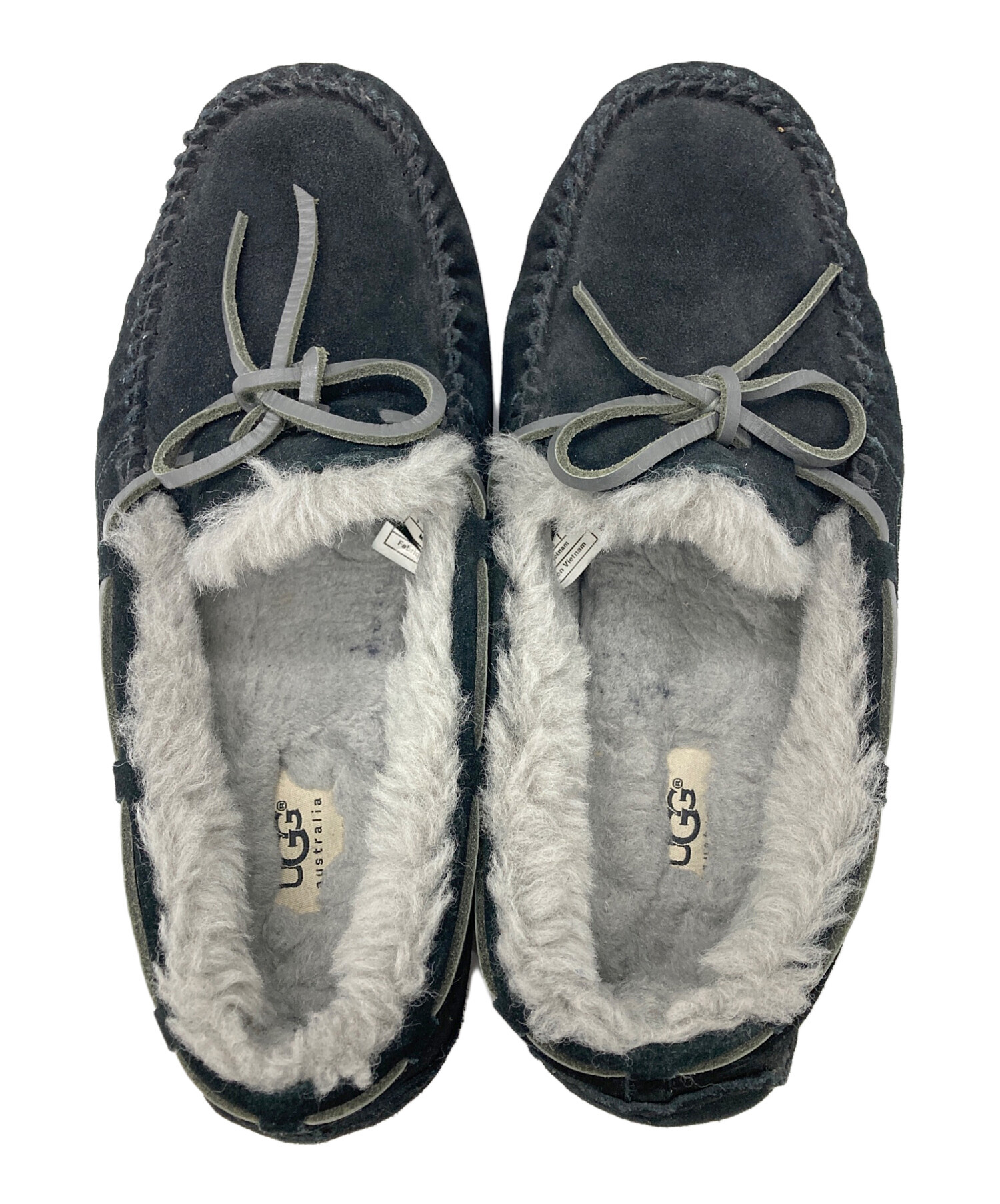 中古・古着通販】UGG (アグ) モカシンシューズ ブラック サイズ:27