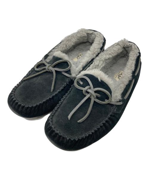 中古・古着通販】UGG (アグ) モカシンシューズ ブラック サイズ:27