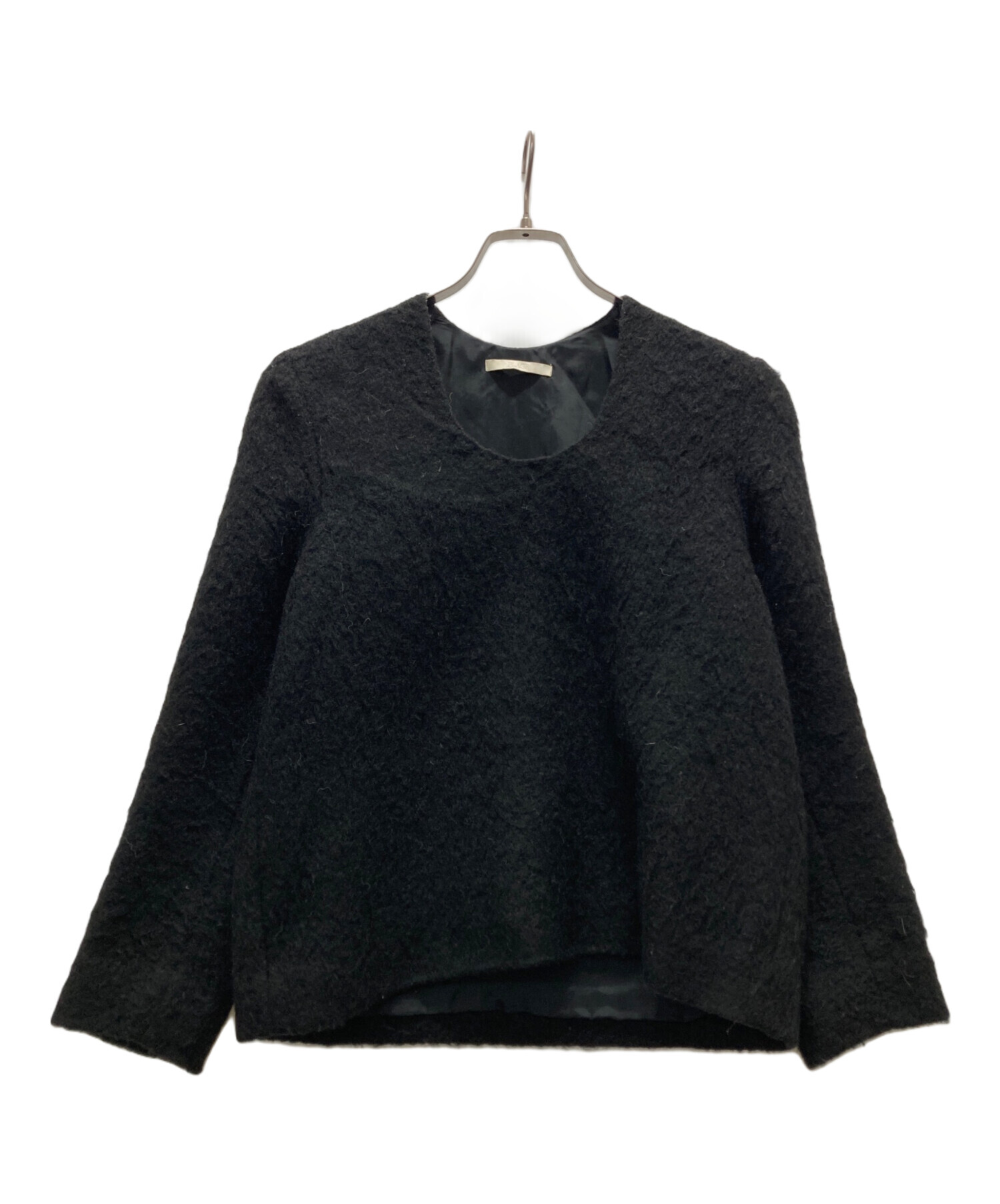 中古・古着通販】Plage (プラージュ) シャギーブラウス ブラック