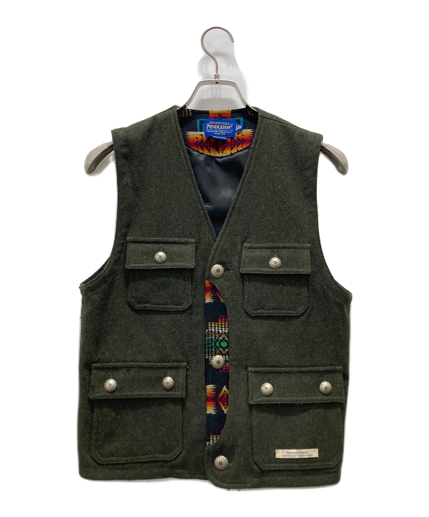 PENDLETON ウールベスト チマヨ ネイティブ柄 ペンドルトン HZ7862
