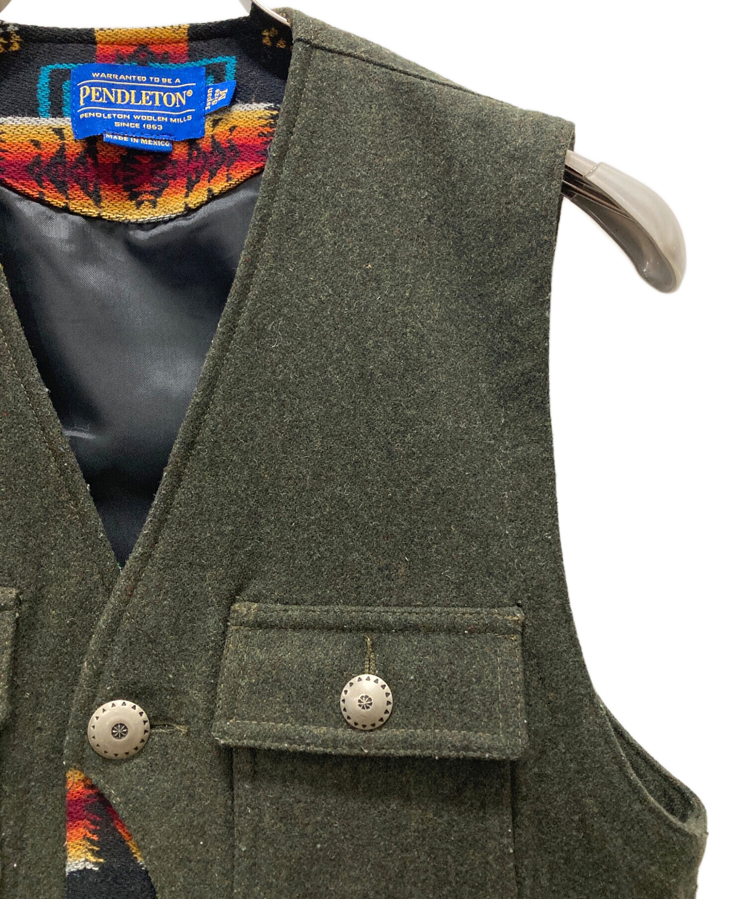 中古・古着通販】PENDLETON (ペンドルトン) 切替ネイティブベスト