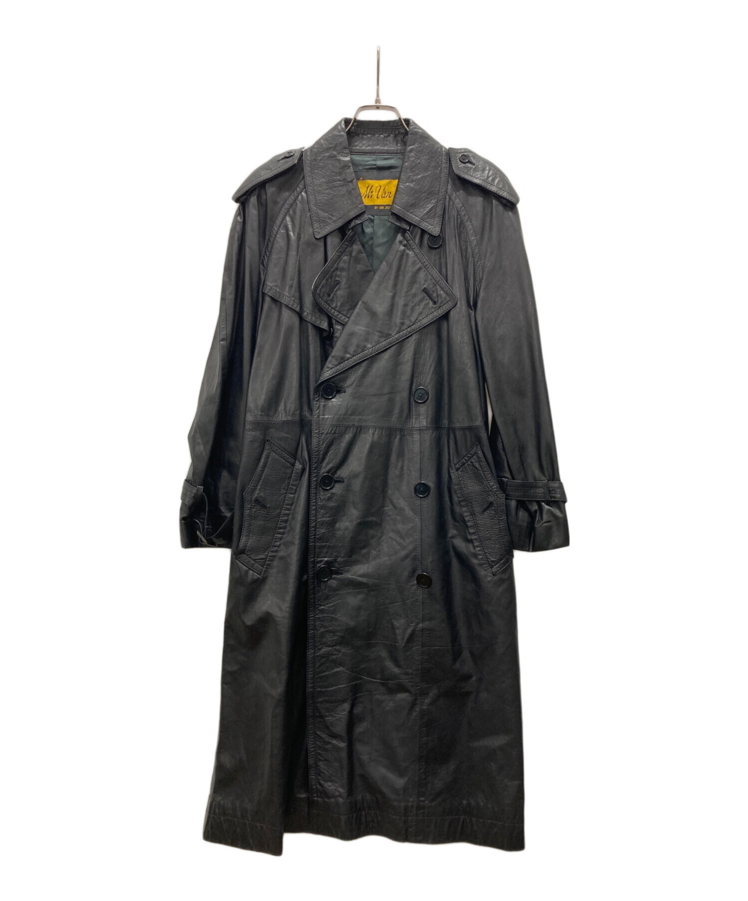 中古・古着通販】Mr.VAN (ミスターヴァン) レザーロングコート