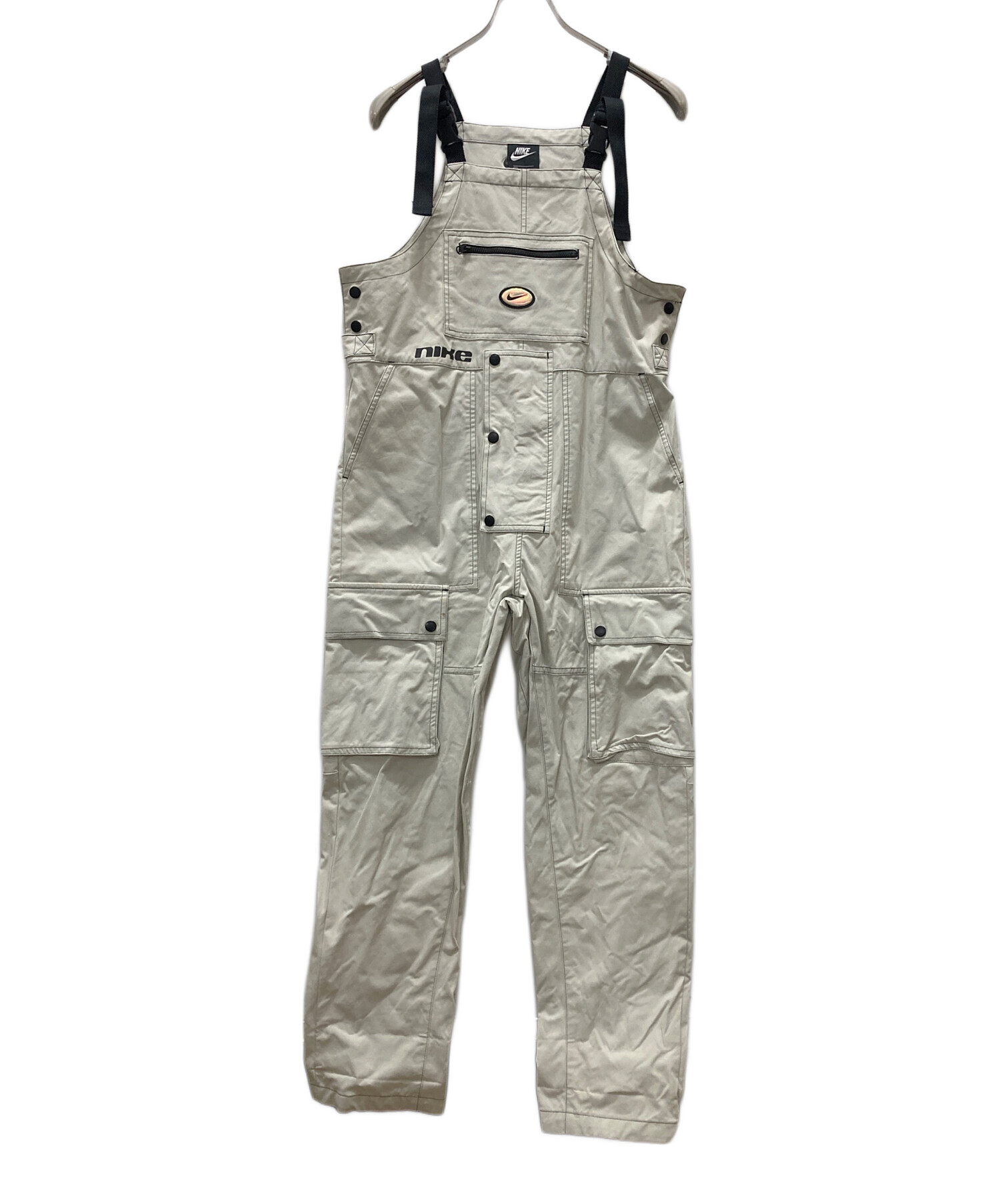 希少　Nike XL ベージュ オーバーオール 中古・古着通販】NIKE (ナイキ) Swoosh Mens Overalls ベージュ サイズ