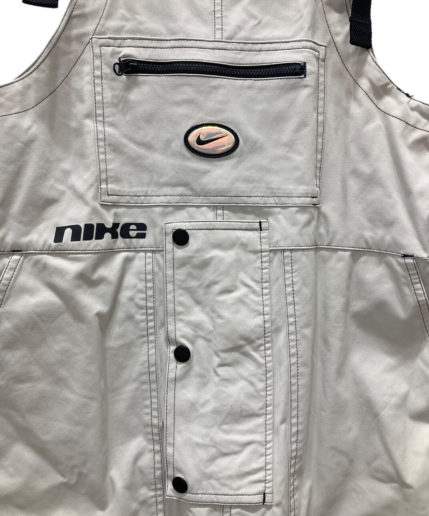 中古・古着通販】NIKE (ナイキ) Swoosh Mens Overalls ベージュ サイズ