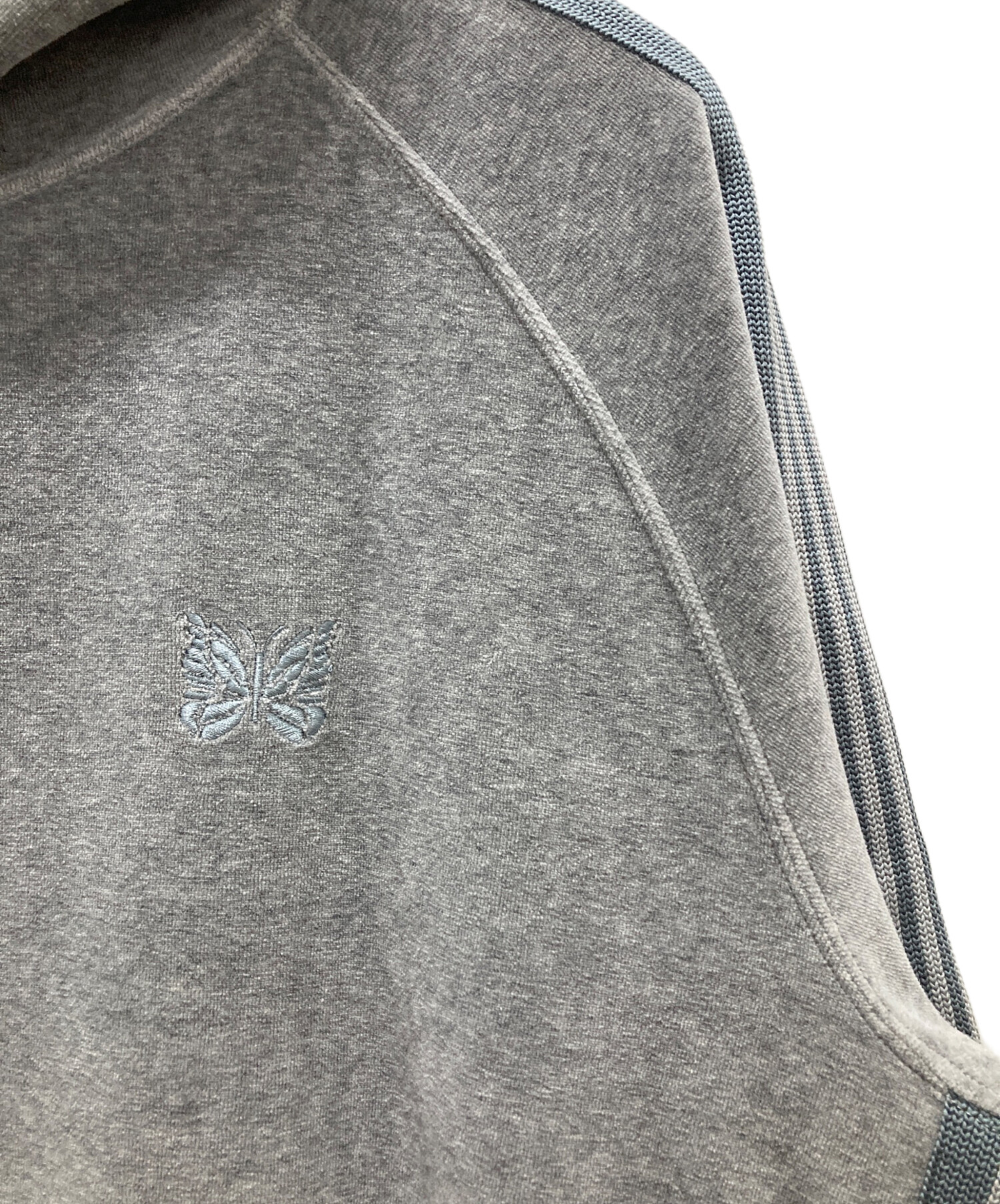 中古・古着通販】Needles (ニードルズ) サイドライン ベロアパーカー