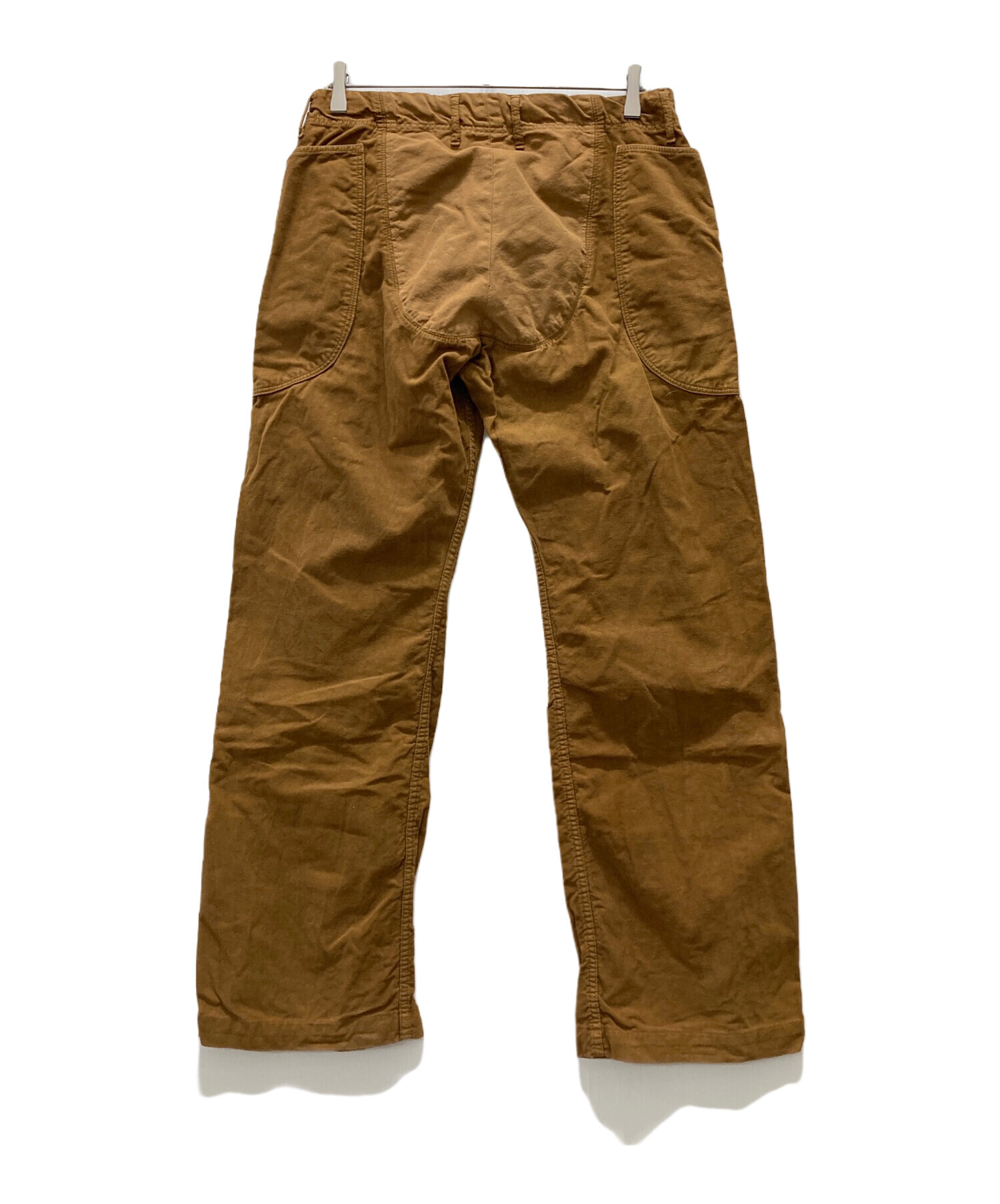 中古・古着通販】KAPITAL (キャピタル) リネン混ワークパンツ ブラウン