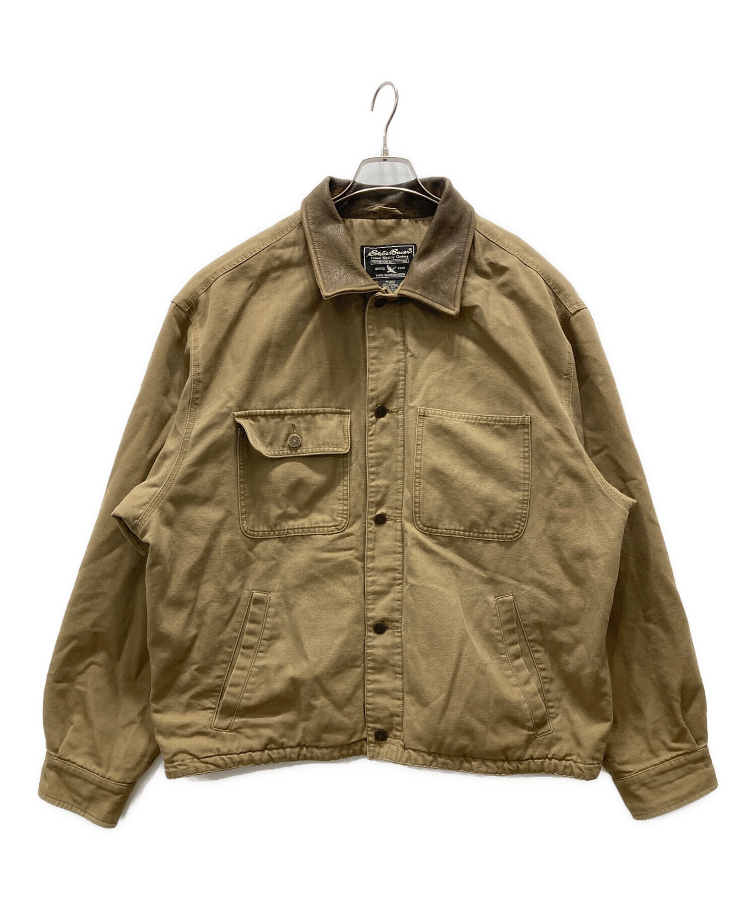 中古・古着通販】Eddie Bauer (エディーバウアー) レザー襟