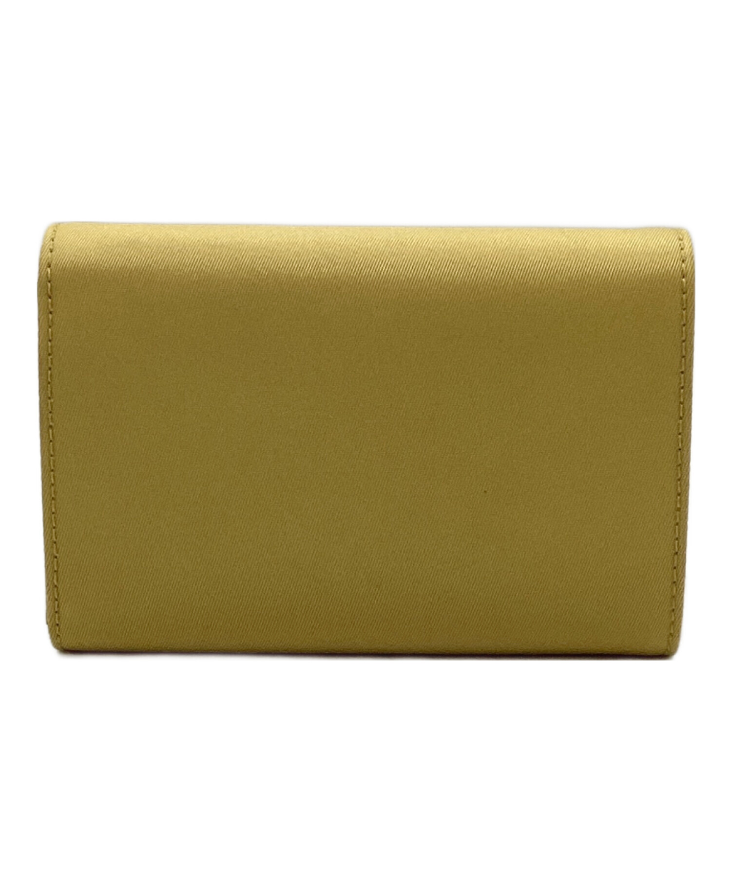 中古・古着通販】PRADA (プラダ) 3つ折り財布 イエロー｜ブランド