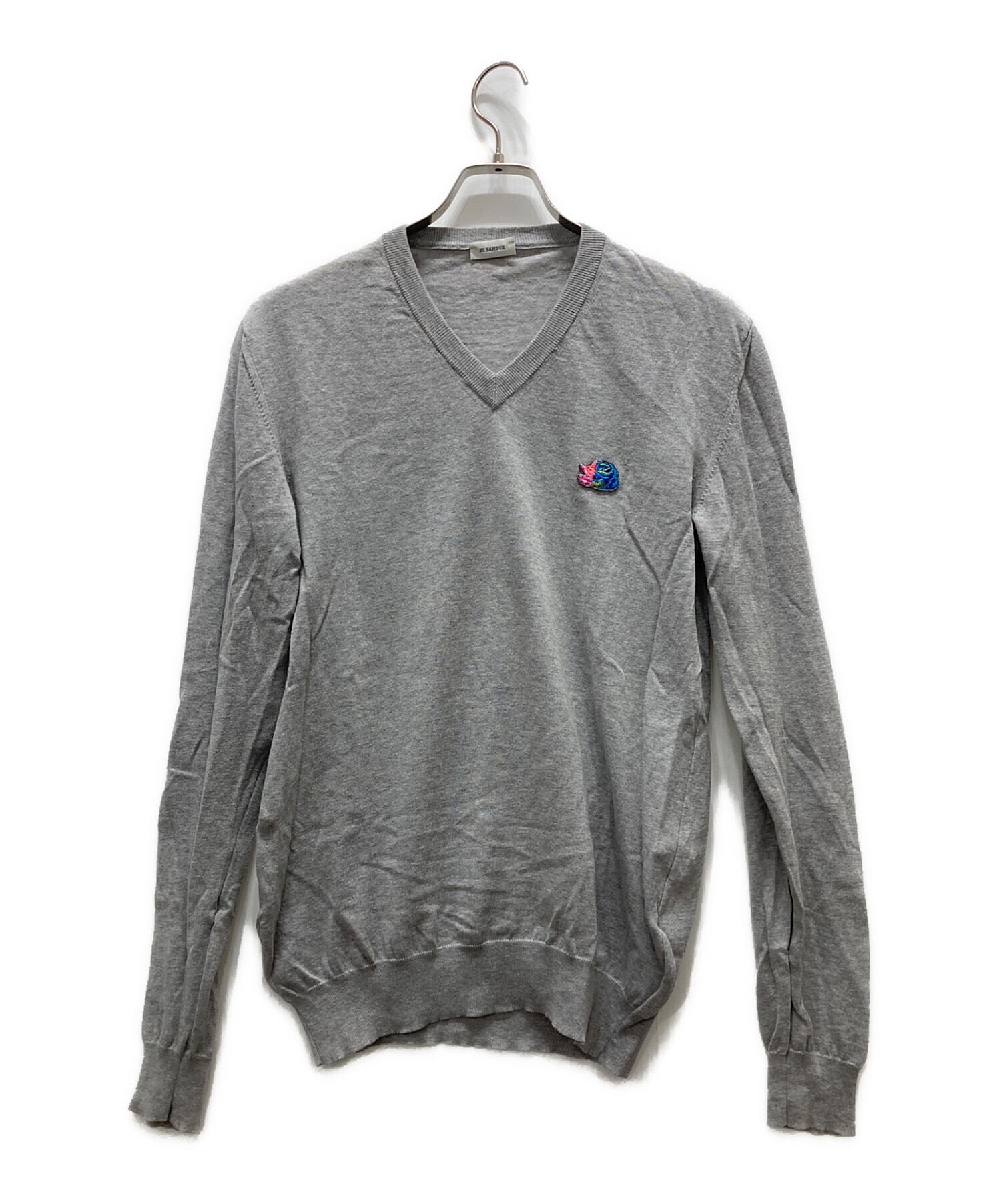 JIL SANDER グレー 長袖ニット ジルサンダーグレー ニット 長袖 jil sander