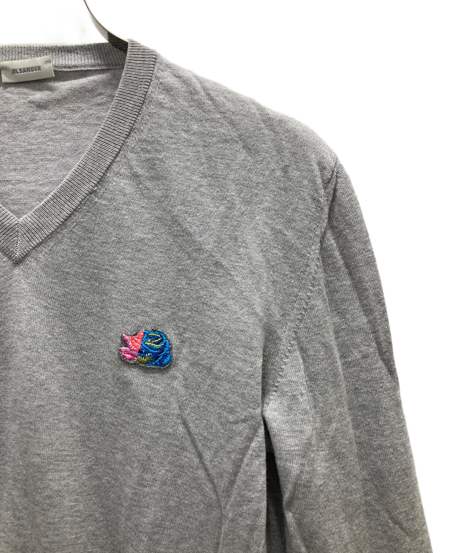 中古・古着通販】JIL SANDER (ジルサンダー) ニット グレー サイズ:50