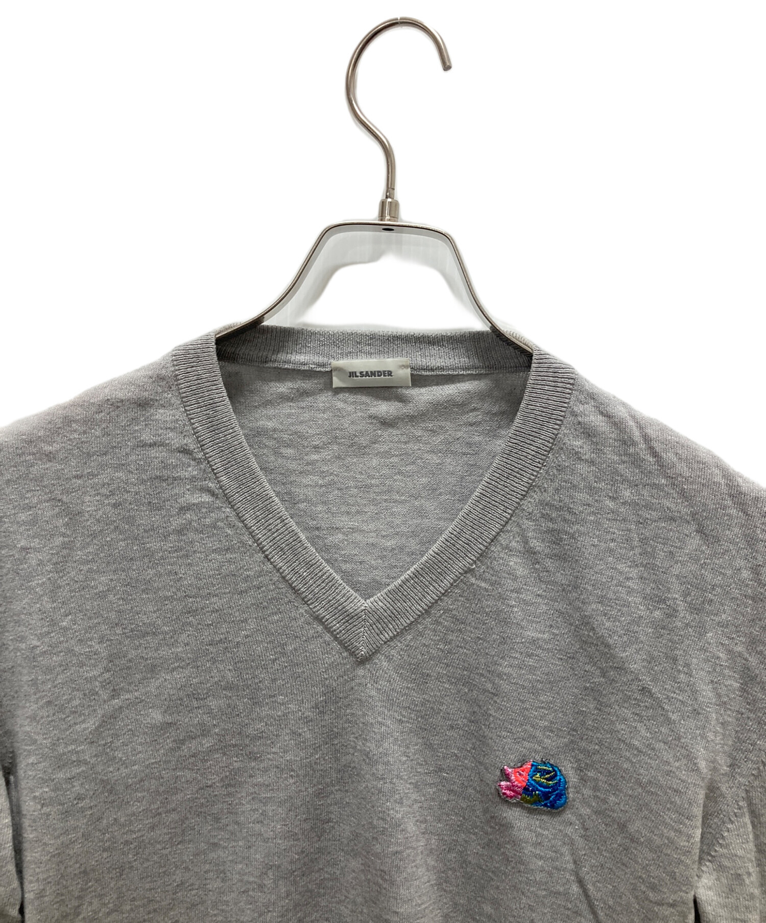 中古・古着通販】JIL SANDER (ジルサンダー) ニット グレー サイズ:50