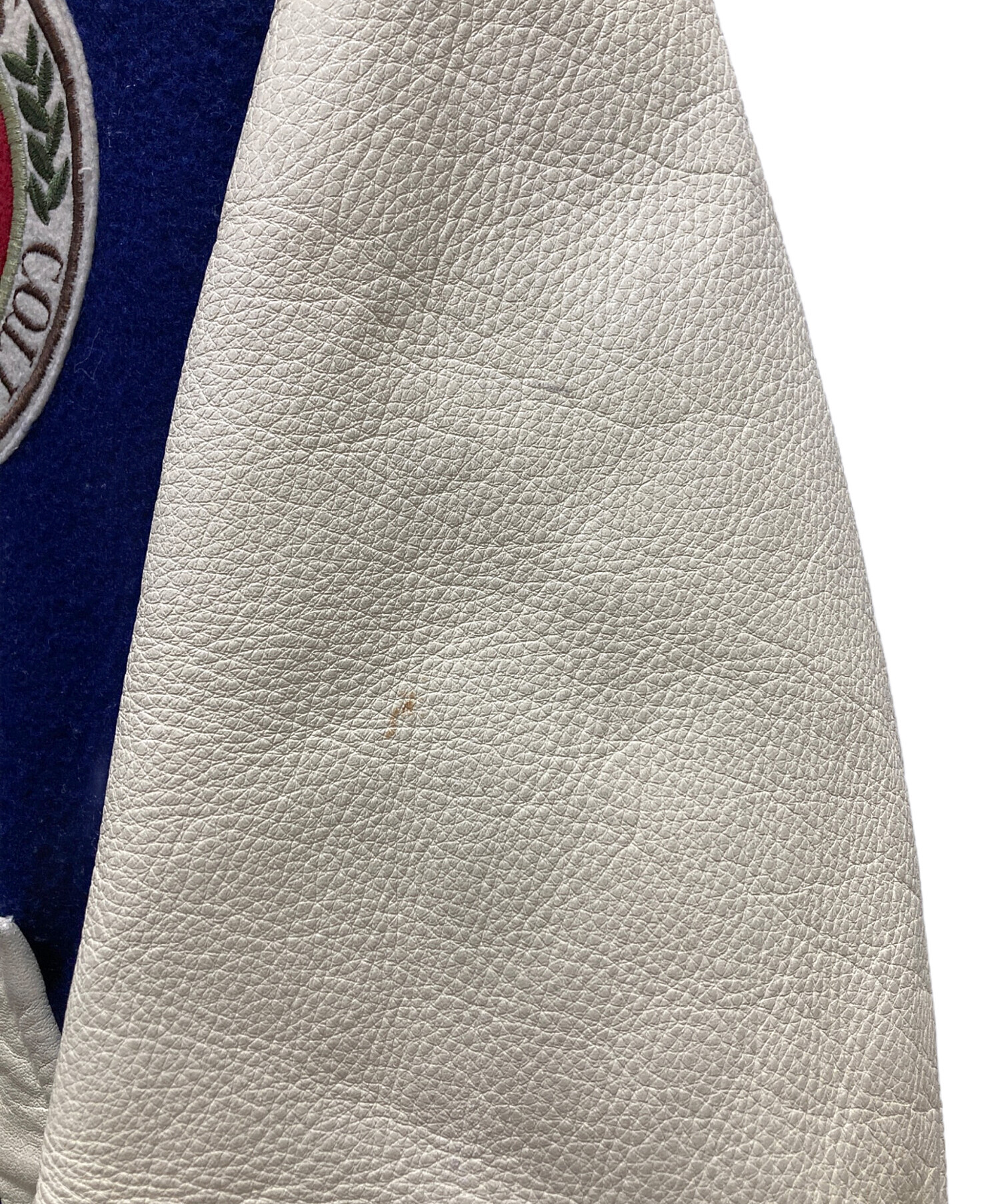 中古・古着通販】SCOOP BOYS (スクープボーイズ) レザー袖スタジャン