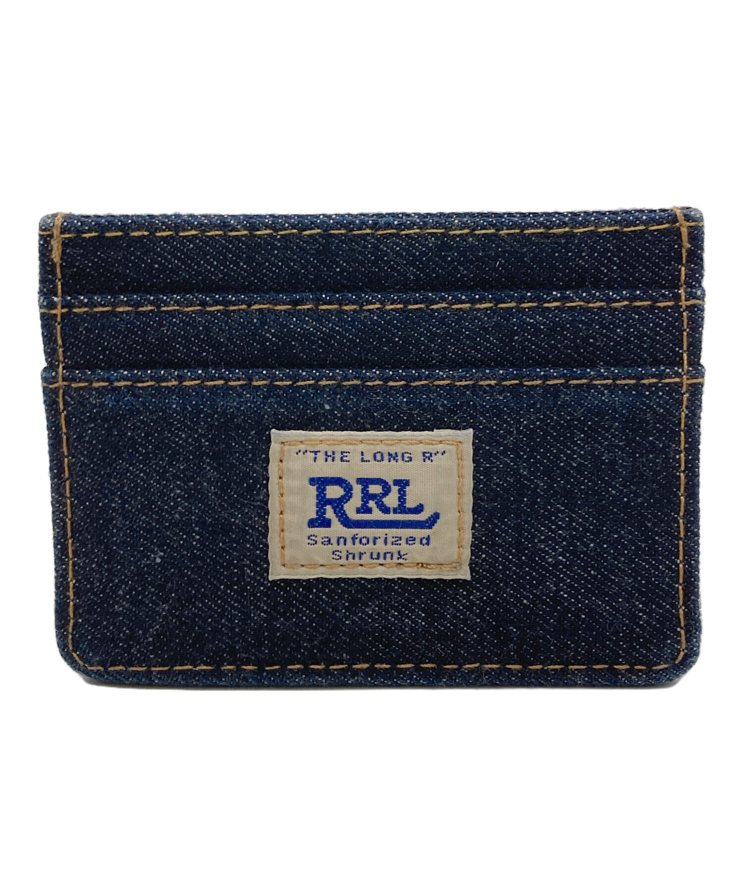 中古・古着通販】RRL (ダブルアールエル) デニムカードケース 