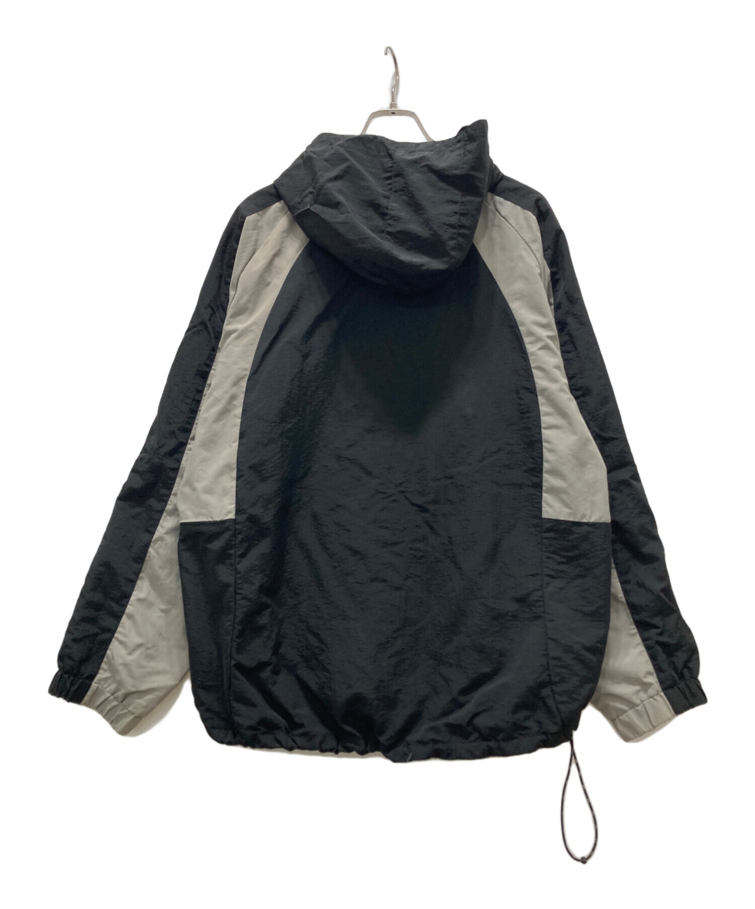 中古・古着通販】HUF (ハフ) フーデッドジャケット ブラック サイズ:L 