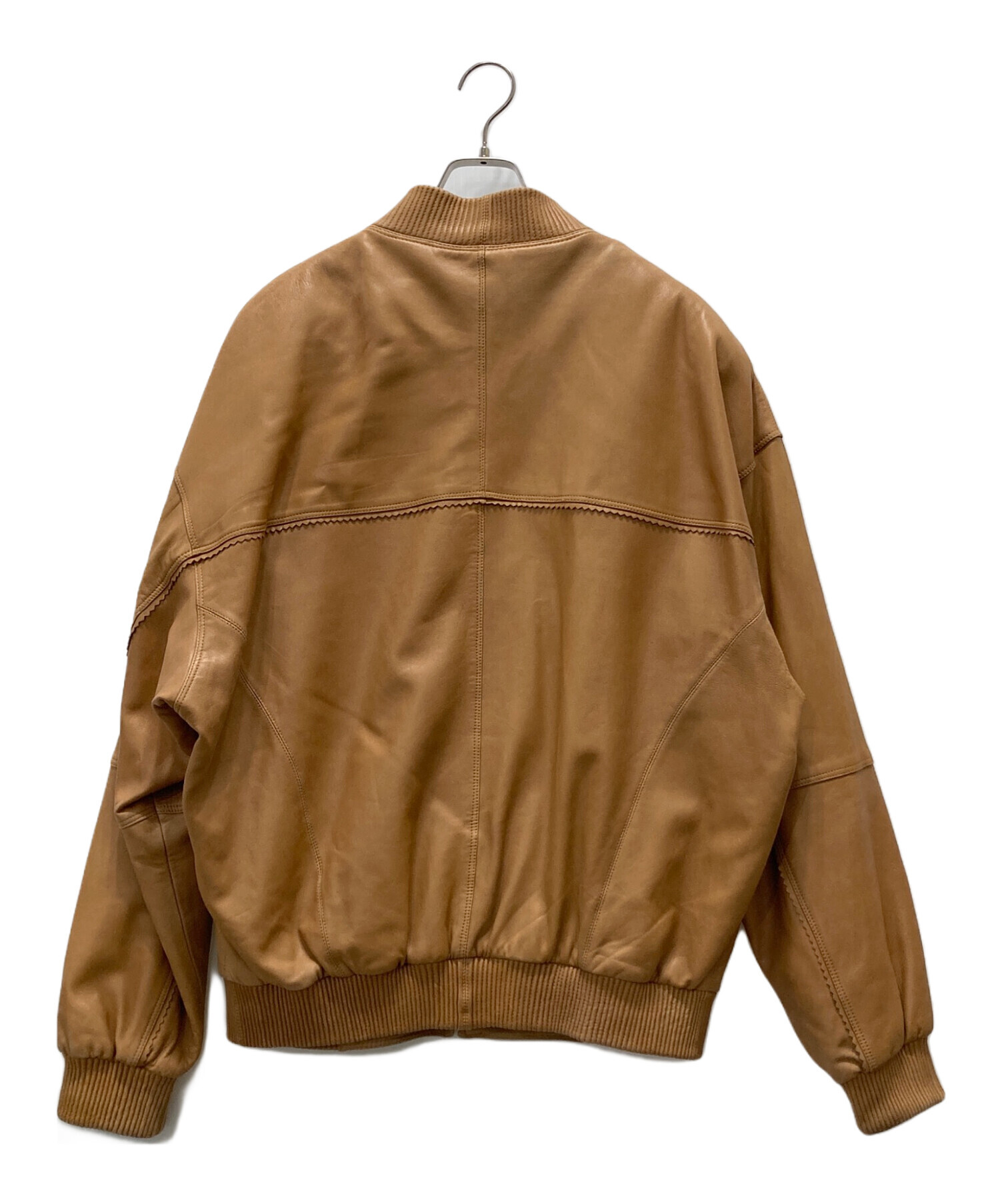 pellepelle ペレペレ　ボードウェア 中古・古着通販】pellepelle (ペレペレ) レザーブルゾン ブラウン