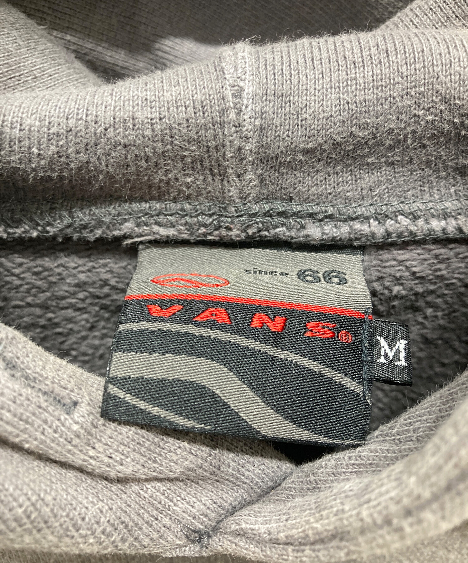 中古・古着通販】VANS (バンズ) 古着パーカー グレー サイズ:M