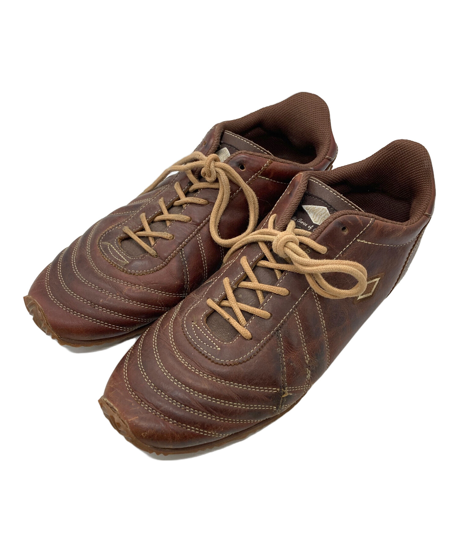 中古・古着通販】UMBRO (アンブロ) レザースニーカー ブラウン サイズ