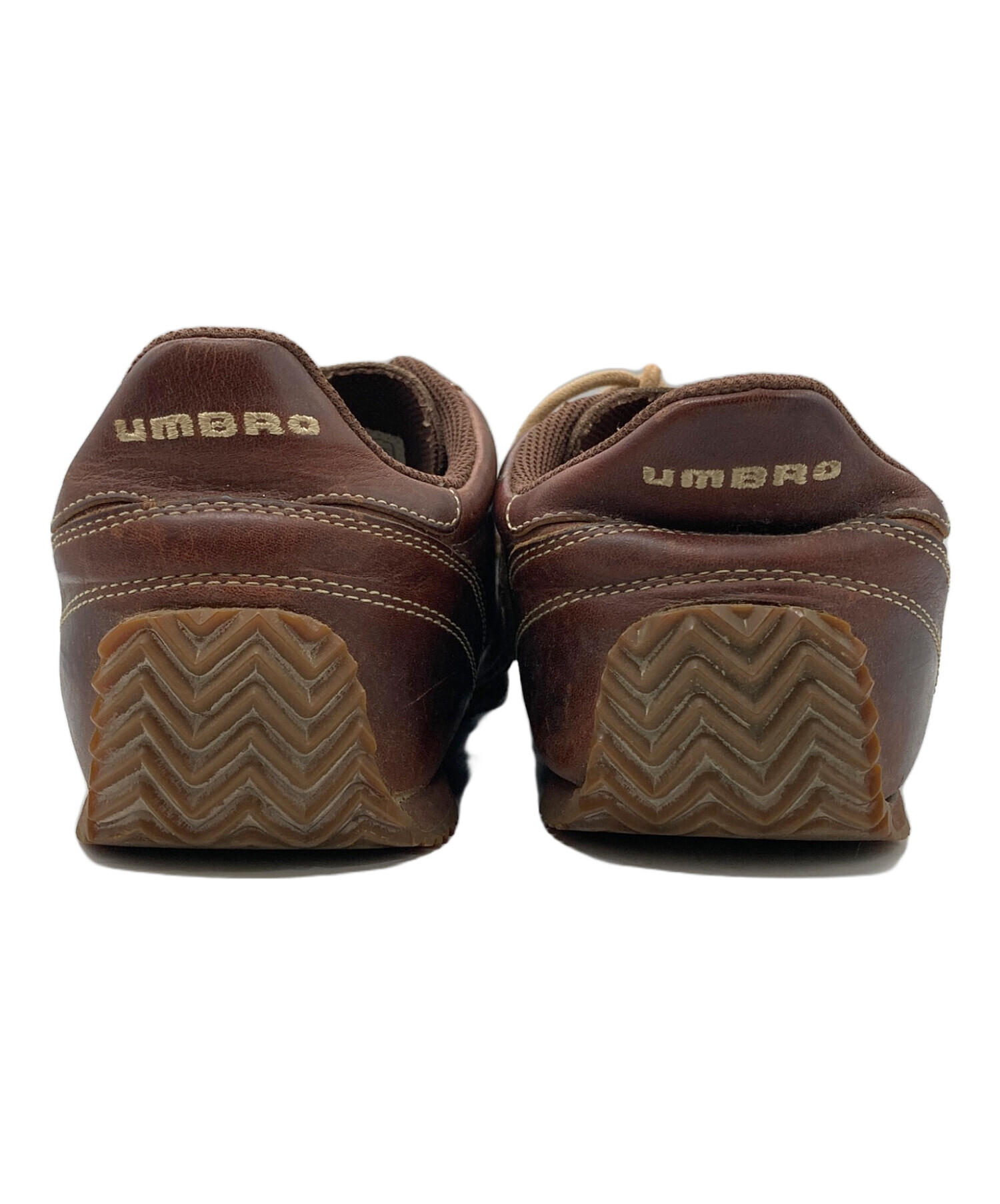 中古・古着通販】UMBRO (アンブロ) レザースニーカー ブラウン サイズ
