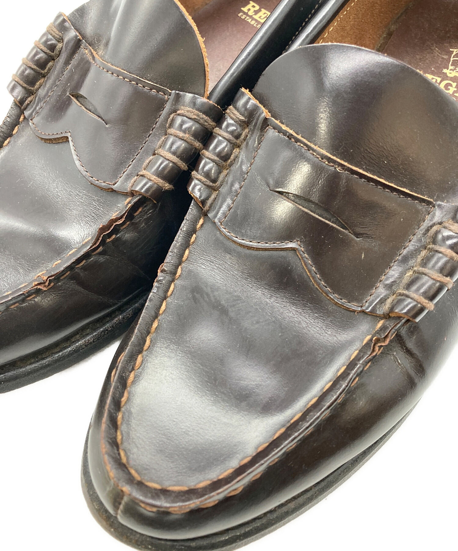 中古・古着通販】REGAL (リーガル) コインローファー ブラウン サイズ