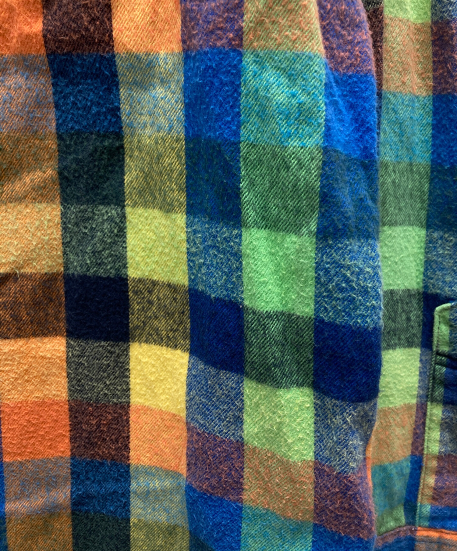 中古・古着通販】A BATHING APE (ア ベイシング エイプ) ネルシャツ