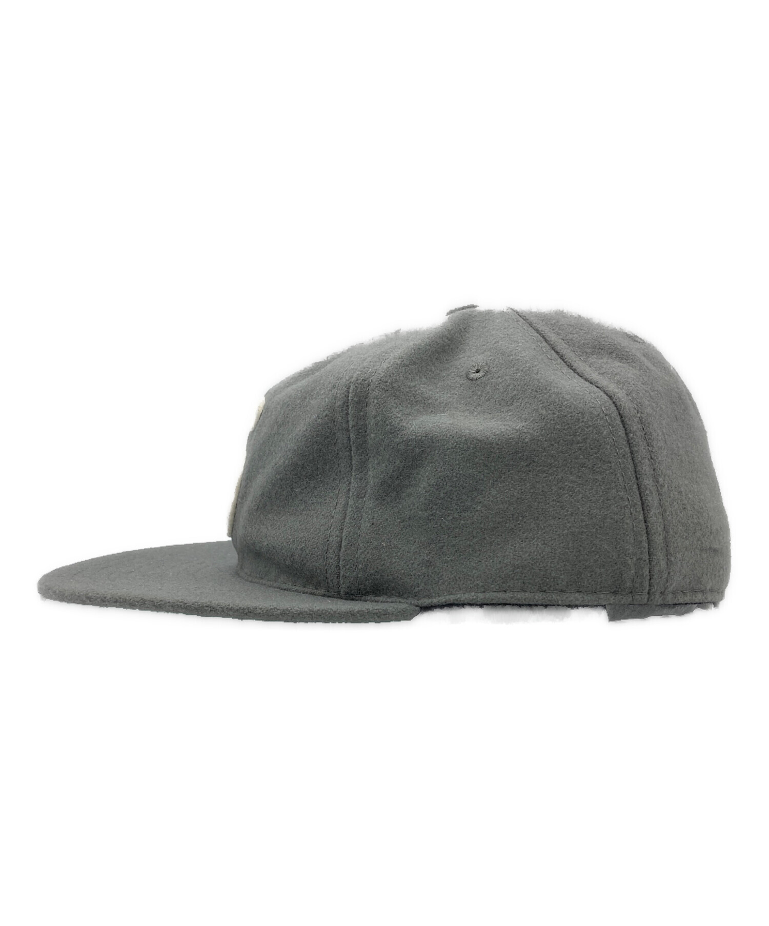 中古・古着通販】SUPREME (シュプリーム) Sロゴ6パネルキャップ グレー
