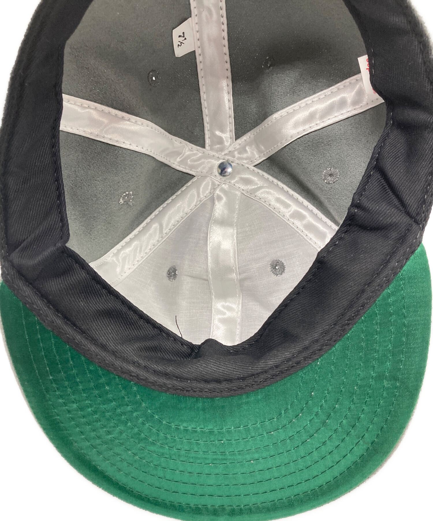 中古・古着通販】SUPREME (シュプリーム) Sロゴ6パネルキャップ グレー