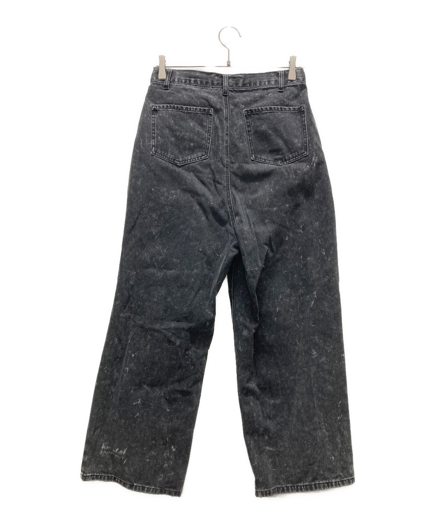 中古・古着通販】ADRER (アドラー) ワイドデニムパンツ グレー サイズ