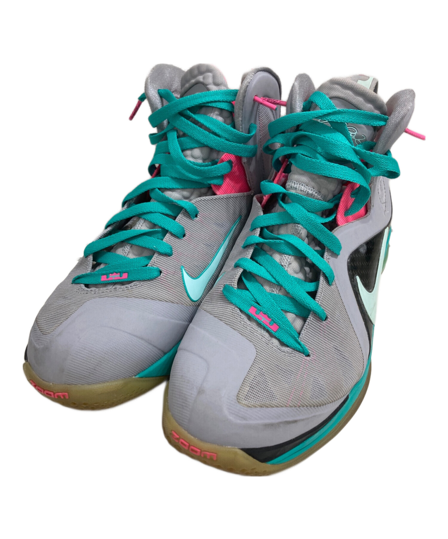 中古・古着通販】NIKE (ナイキ) LEBRON 9 PS ELITE SOUTH BEACH グレー