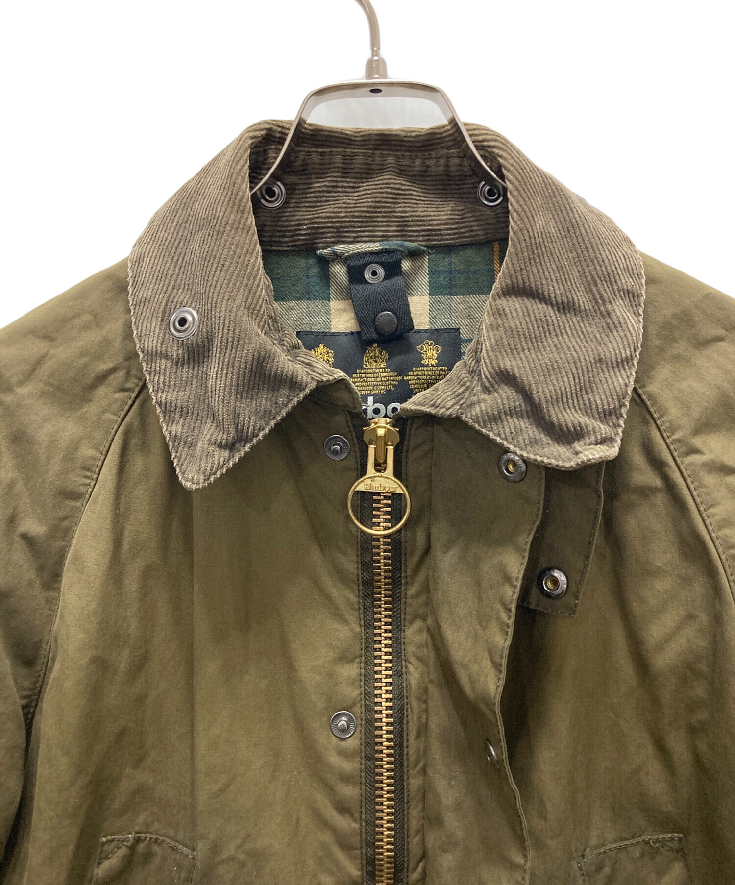 中古・古着通販】Barbour (バブアー) オイルドジャケット カーキ