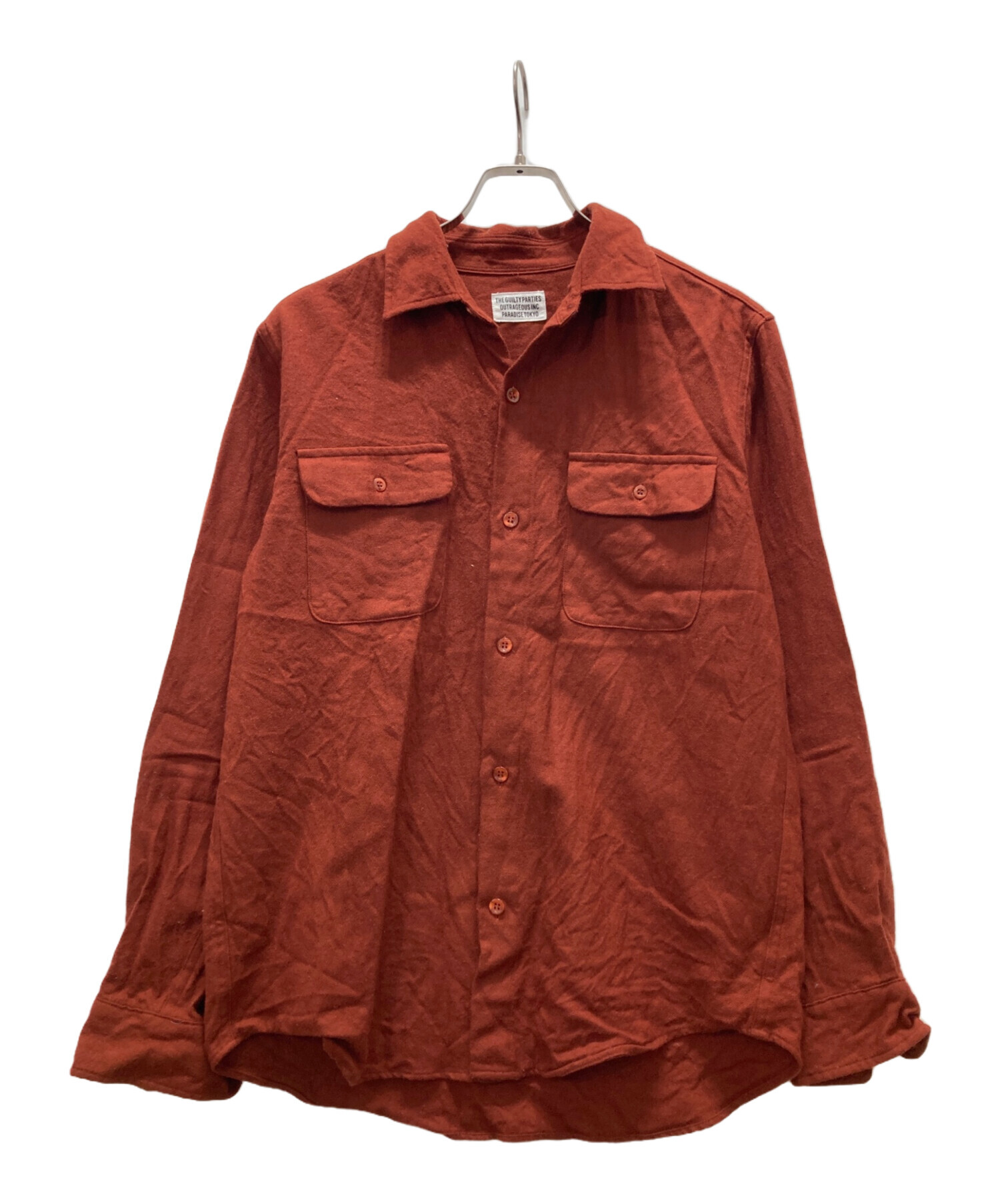 WACKO MARIA (ワコマリア) WOOL SHIRT PURPLE WACKO MARIA ワコマリア
