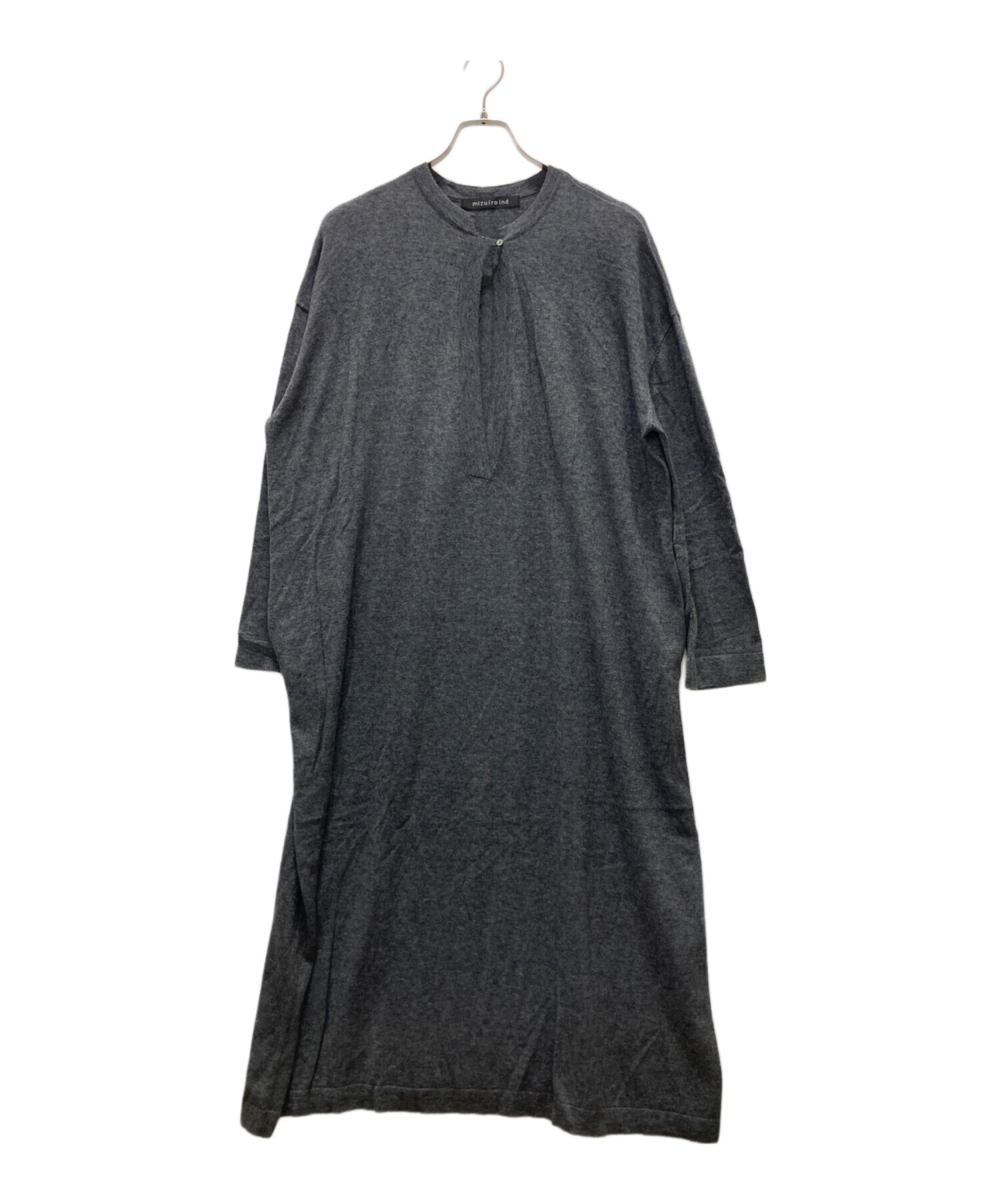 中古・古着通販】mizuiro-ind (ミズイロインド) ニットワンピース