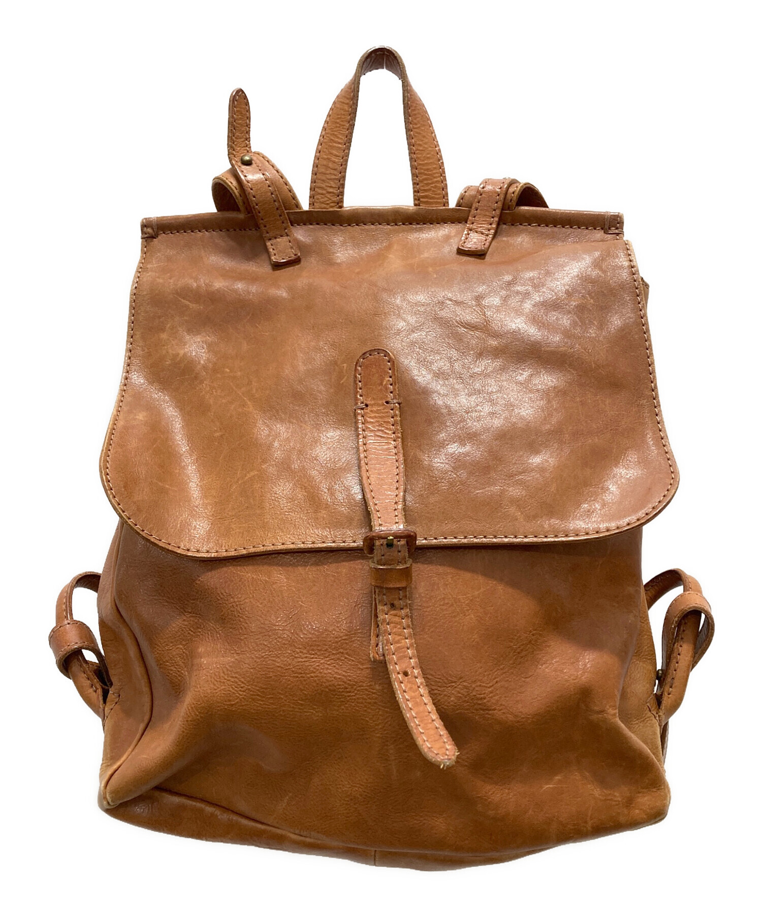 中古・古着通販】genten (ゲンテン) リュック ブラウン｜ブランド