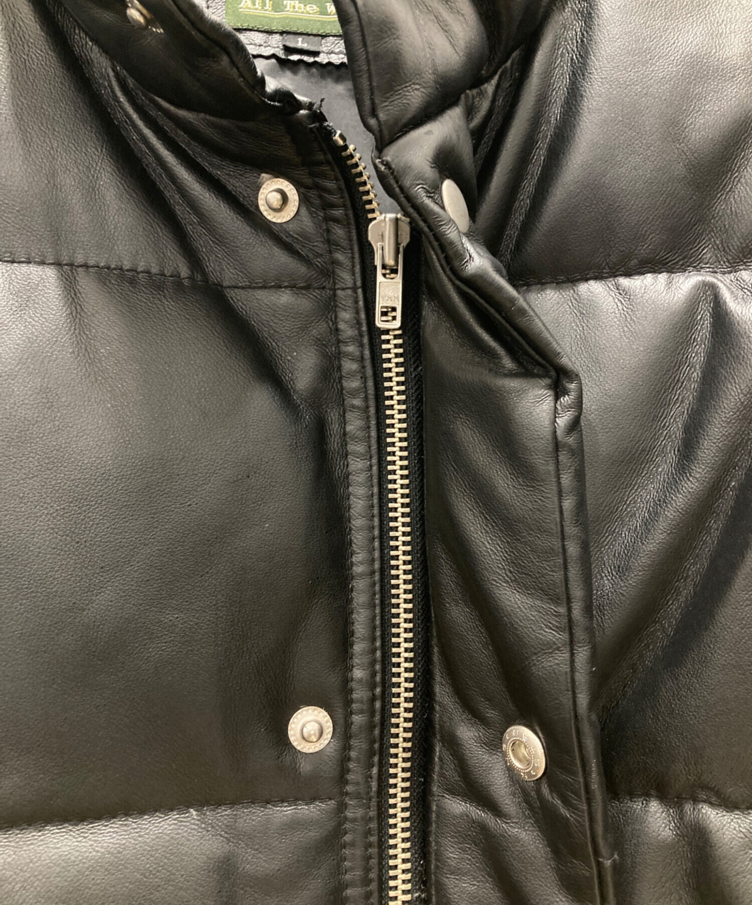 中古・古着通販】ALL THE WAY (オール ザ ウェイ) レザーダウン