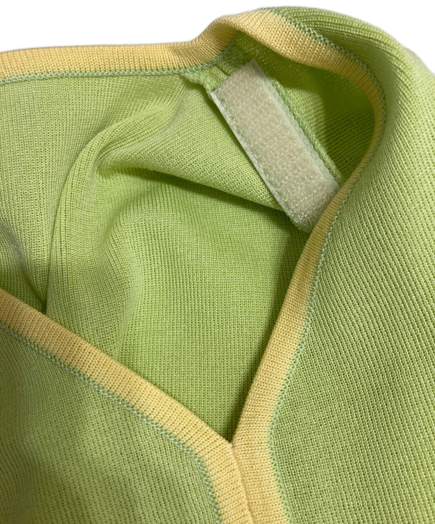 中古・古着通販】FOXEY (フォクシー) 半袖ニット 黄緑 サイズ:40