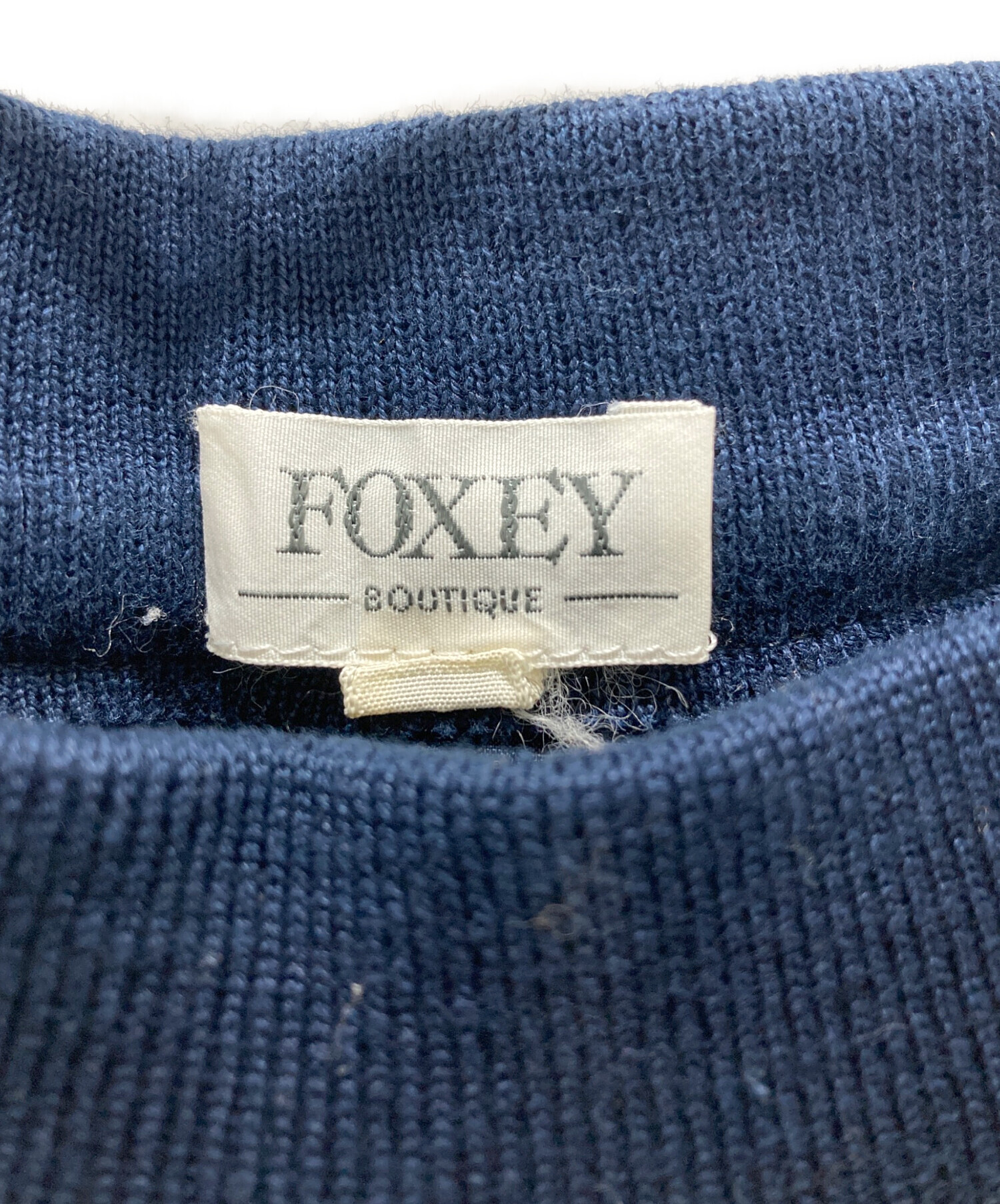 中古・古着通販】FOXEY (フォクシー) ニットセットアップ スカイブルー