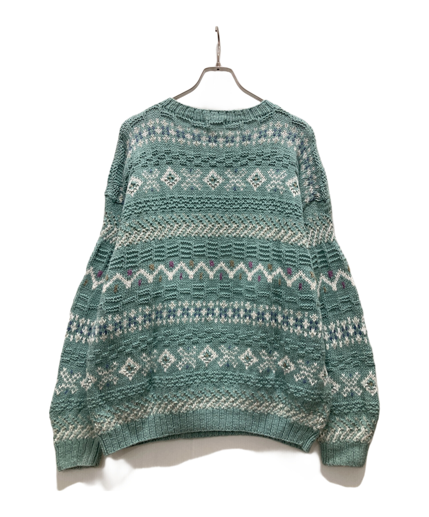 中古・古着通販】L.L.Bean (エルエルビーン) 70~80s 総柄ケーブル 