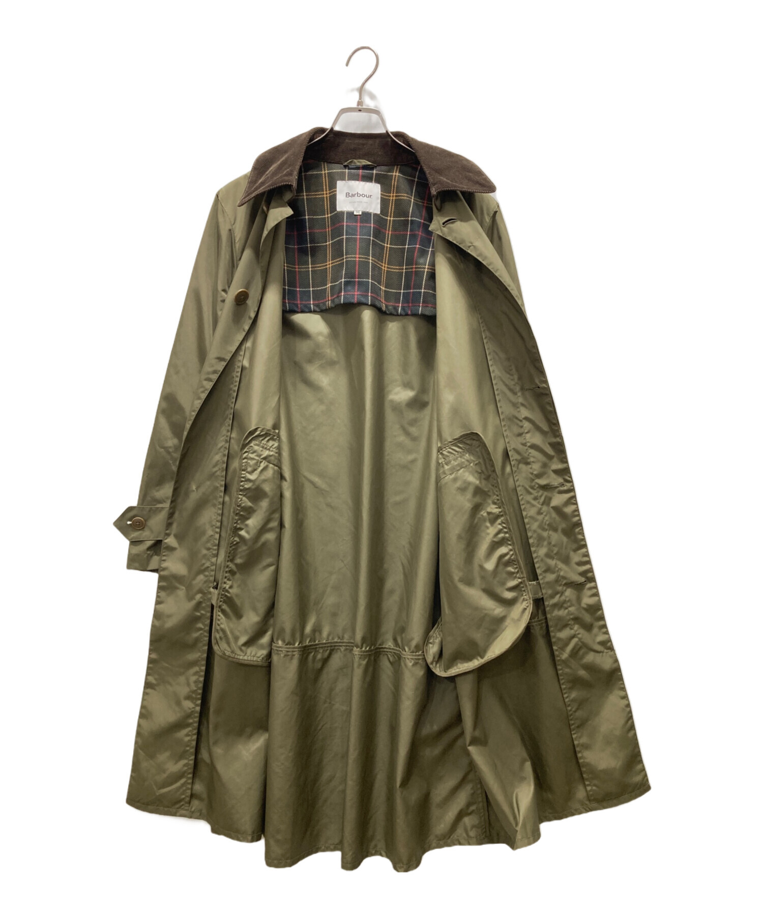 中古・古着通販】Barbour (バブアー) SINGLE BREASTED COAT カーキ