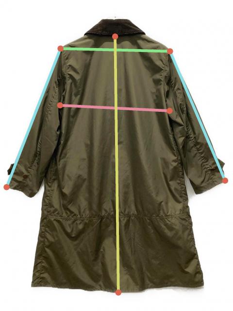 中古・古着通販】Barbour (バブアー) SINGLE BREASTED COAT カーキ