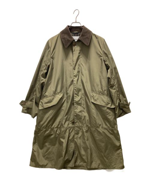 サイズ38 Barbour SINGLE BREASTED COAT 中古・古着通販】Barbour (バブアー) SINGLE BREASTED COAT カーキ